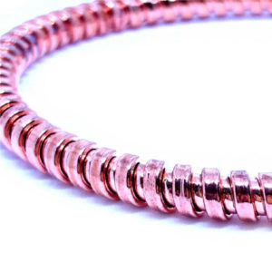 Gold Bangles and Rings made by Coiling Gold Machine