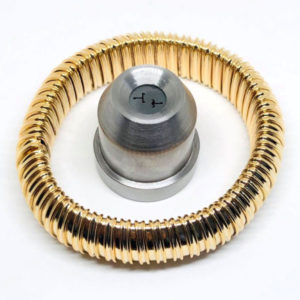 Gold Bangles and Rings made by Coiling Gold Machine