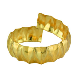 Gold Bangles and Rings made by Rolling Gold Machine