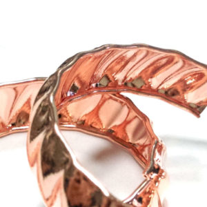 Gold Bangles and Rings made by Rolling Gold Machine