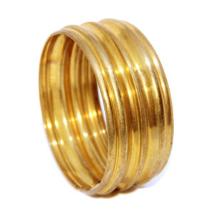 Gold Bangles and Rings made by Rolling Gold Machine