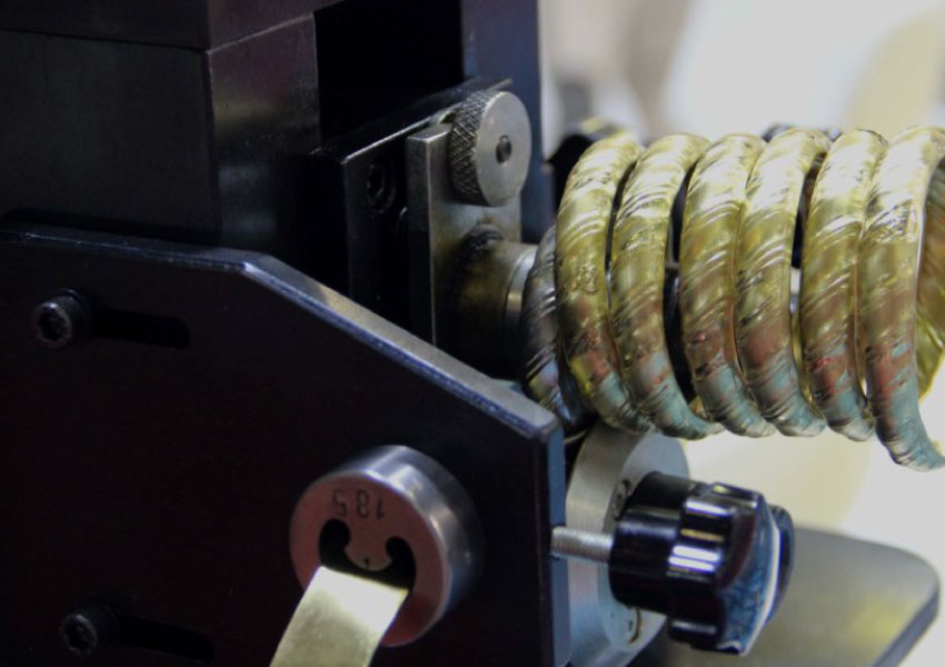 Photo of rolling gold machine